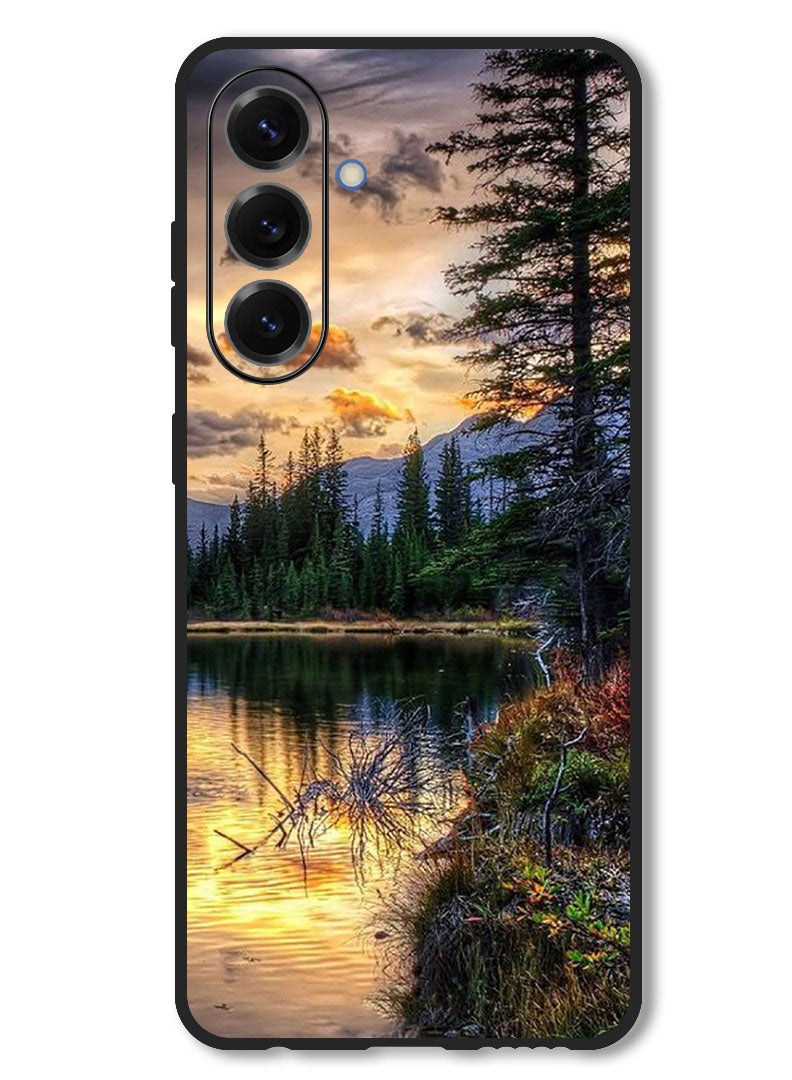 Theodor Case Compatible with Samsung Galaxy M56 6.74 Inch Protection Shockproof Bumper Cover Nature - Image 1