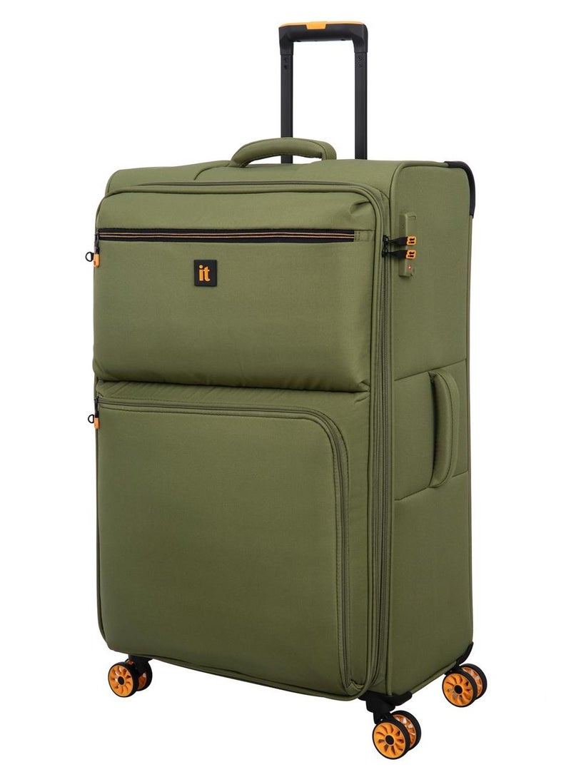 it Luggage it luggage Compartment, Unisex Polyester Material Soft Case, 8x360 Degree Spinner Wheels, Expandable Trolley Bag, Telescopic Handle, TSA Lock, 12-3149-08, Lightweight  - Image 1