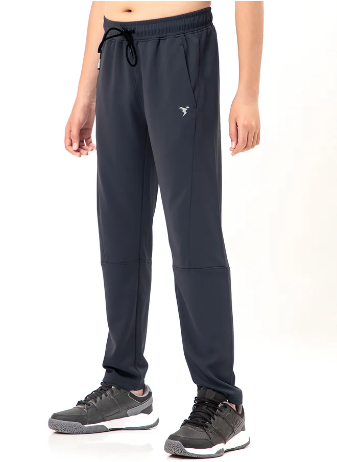 Technosport Solid Drawstring Waist Relaxed Fit Track Pants