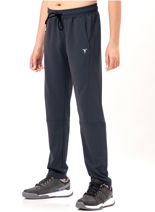 Technosport Solid Drawstring Waist Relaxed Fit Track Pants  - Image 2