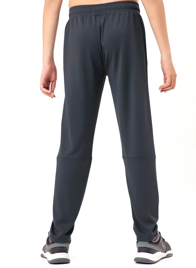 Technosport Solid Drawstring Waist Relaxed Fit Track Pants