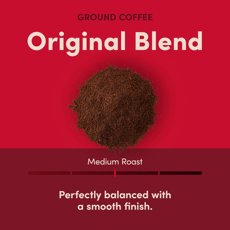 Tim Hortons Original Blend 100% Arabica Ground Coffee Can, 30 Ounces - Image 2
