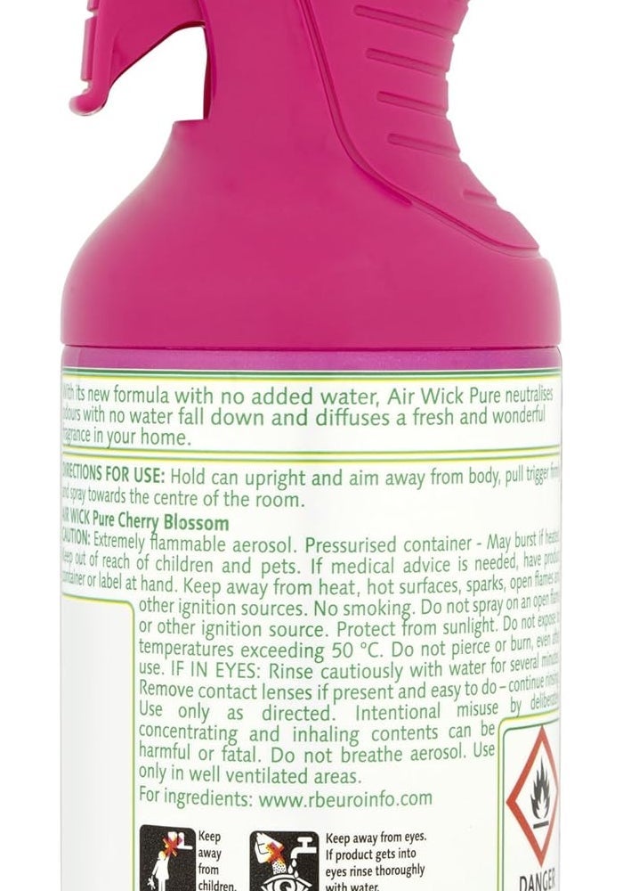 Air Wick معطر هواء إير ويك بيور بزهور الكرز - 250 مل، عبوة من 6 - Image 2