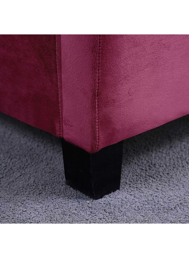 Pan Home Galia Base Velvet Pink 90X200 Cm - Image 1