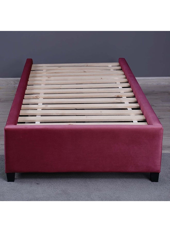 Pan Home Galia Base Velvet Pink 90X200 Cm - Image 3