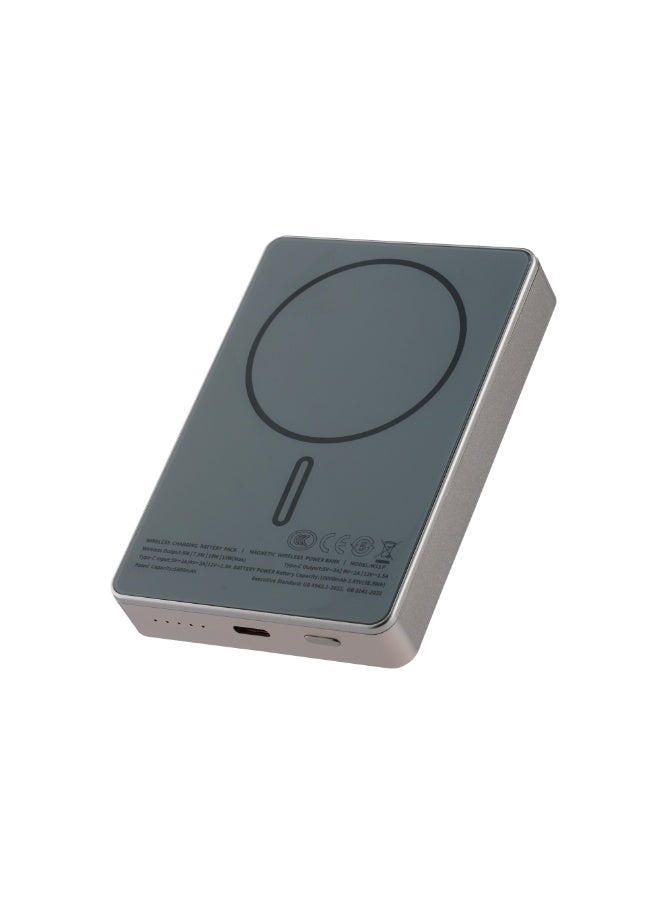 زيدكس باور بنك ZEDX ZX-W11P Z.MAG-MINI بسعة 10000mAh، شحن لاسلكي سريع بقدرة 15 واط، فائق النحافة بسُمك 14 ملم – متوافق مع جميع موديلات iPhone المزودة بتقنية MagSafe - Image 3
