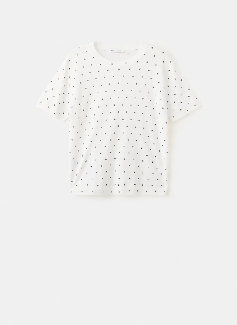 MANGO  Polka-dot knitted sweater for Women | Best Price UAE