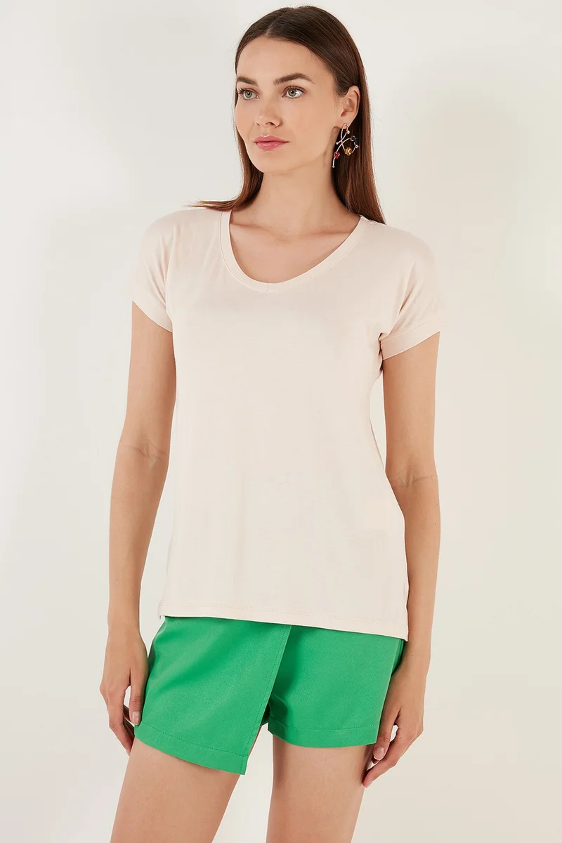 ليلا V-Neck Relaxed Cut Blouse Women's Blouse 5862000