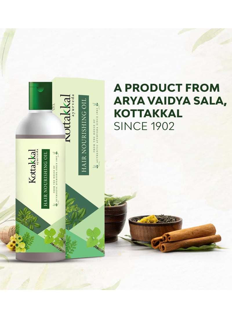 Kottakkal ayurveda - Hair Nourishing Oil, Strengthen Hair & Follicles, With Benefits of Amla, Paraben & Sulphate Free, No Artificial Colour & Fragrance - 150 ml - Image 1