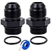 Breezliy 10AN Male Flare to AN10 ORB Male ORing Fitting Adapter 2PCS 2PCS 10an ORB to 10an - Image 2