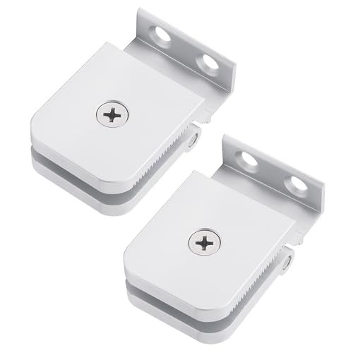 AQDD Glass Shower Door Hinges Replacement Fits 14 Inch Glass Shower Doors Durable and RustResistant for Residential Use 2 Pack - Image 1