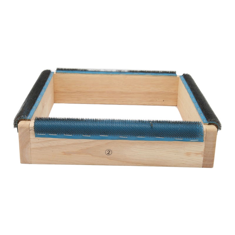 Embroidery Strip Frame 9.8in 4 Sides Sturdy Solidwood Easy Assembly Rug Hooking Frame with Screws Wrech for Tufting DIY - Image 5