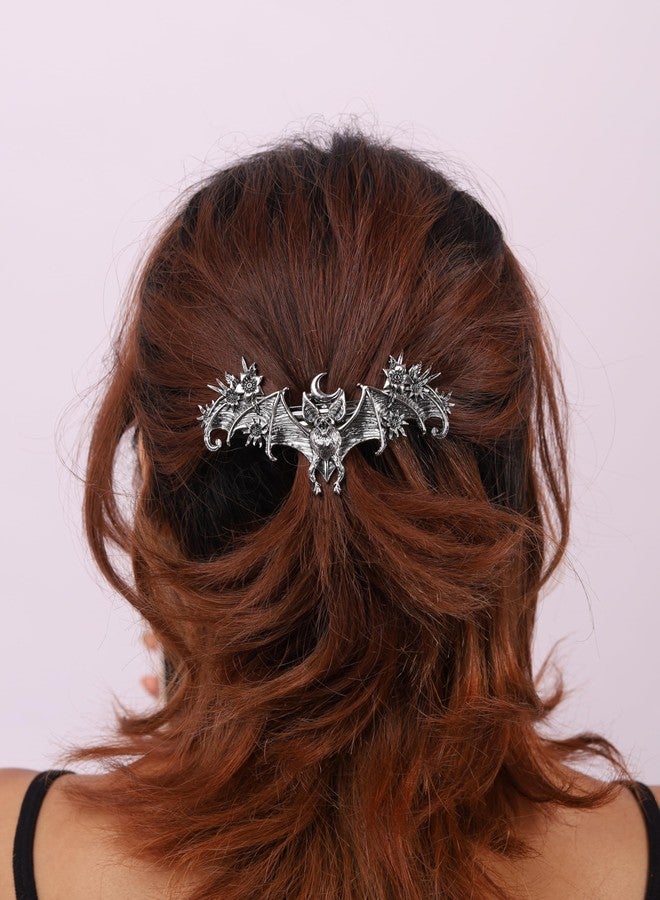 HAQUIL Vintage Bat Hairpin Metal Bat Wings Hair Barrettes Vintage Hair Clip for Party Costume - Image 2
