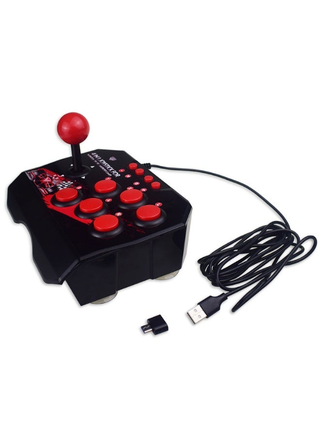 general Suitable for switch/pc/ps3/Android game controller rocker double arcade classic wired fighting joystick - Image 1