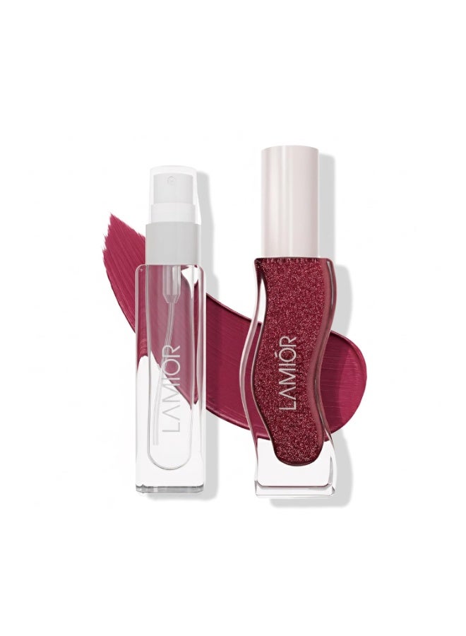 LAMIOR Lip Tint Long Lasting No-Fade Peel Off Lip Stain Tattoo Kit - India’s First Matte Finish, Waterproof, Transfer Proof & Ultra Hydrating with Astaxanthin, Rose & Ceramides, (Rose Pink) | Stain, India’s First Matte Finish Peel-Off Lip Tint,Waterproof, Transfer-Proof & Ultra Hydrating, Vegan,(Rose Pink) - Image 1