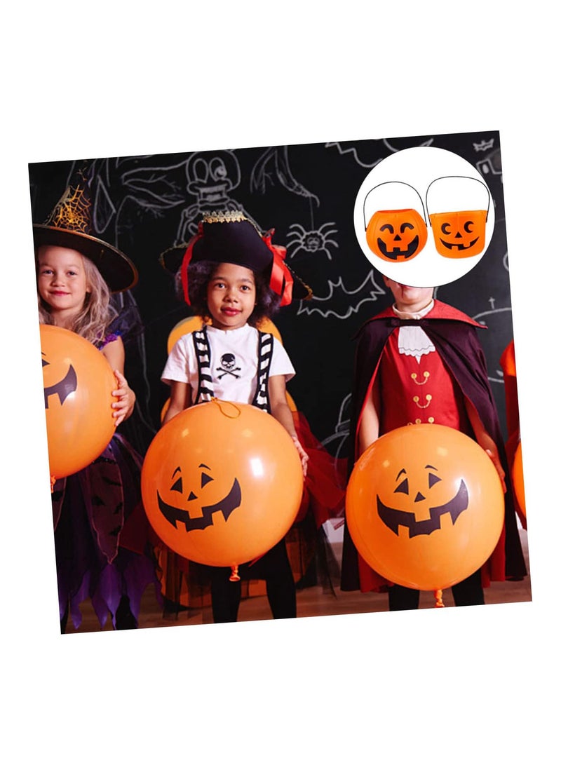 GGOOT 4pcs Candy Bucket Lantern for Kids Children Gifts Candy Pumpkins Halloween Candy Buckets Halloween Party Favors Halloween Candy Pot Creative Halloween Candy Holder Halloween Bucket - Image 5