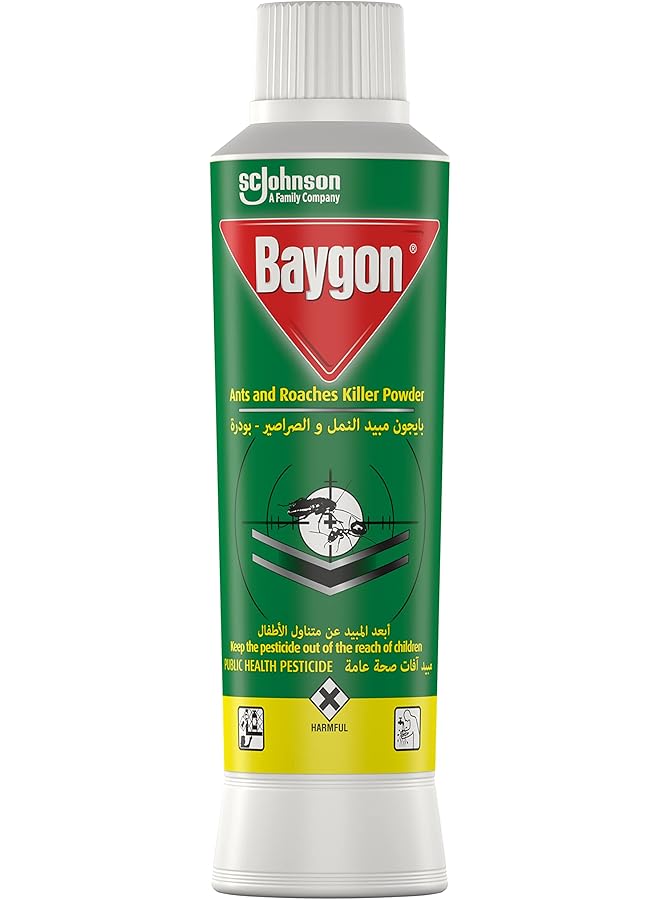 Baygon Powder Cockroaches And Ants Killer And Continuous Protection 250 G