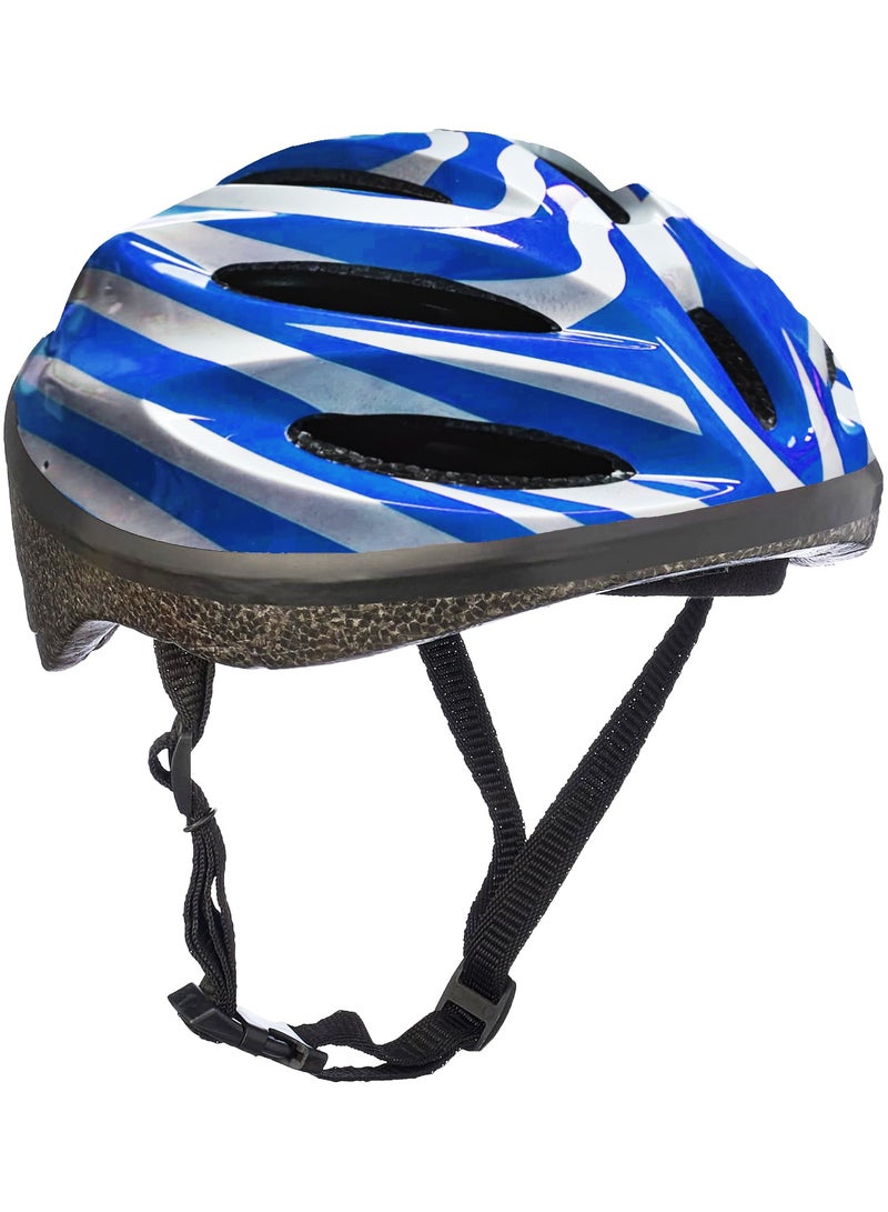 خوذة رأس للكبار قابلة للتعديل وخفيفة الوزن لممارسة الرياضات المتعددة، أزرق - Image 1