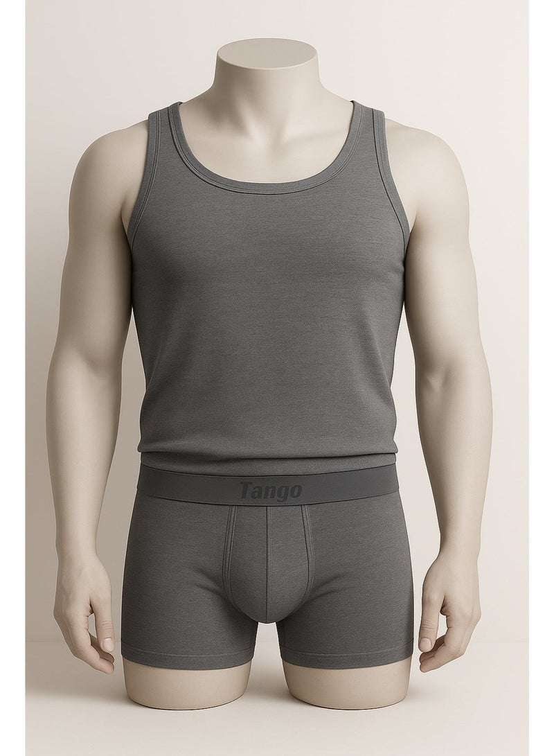 تانجو طقم ليكرا (رمادي) Large - Image 1