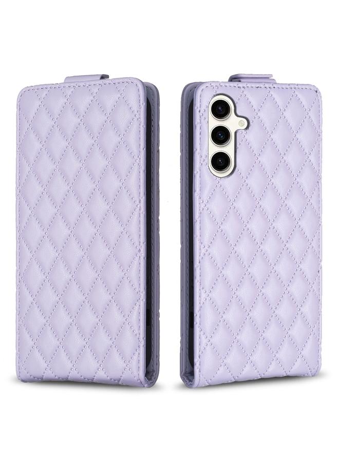 اس-توب جراب لهاتف Samsung Galaxy S23 FE 5G جراب هاتف جلدي عمودي شبكي ماسي - Image 1