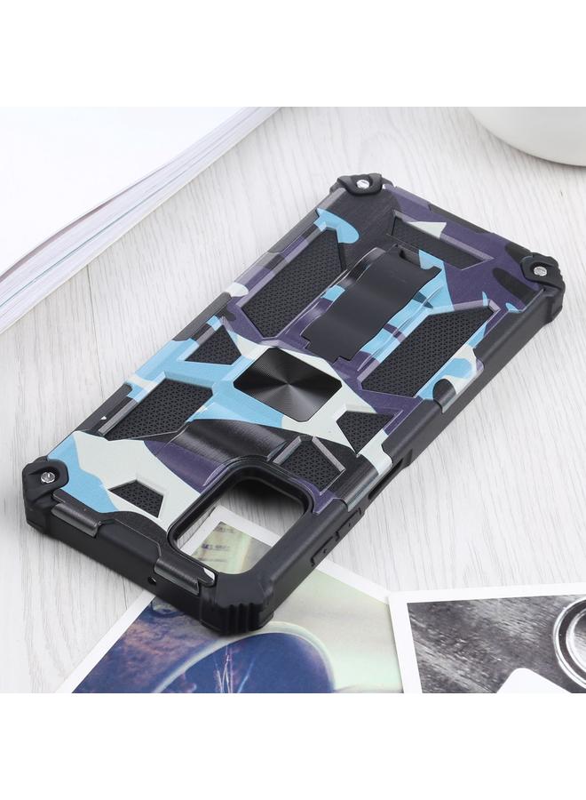 اس-توب جراب لهاتف Samsung Galaxy A03s مقاس 166.6 مم، جراب واقٍ مغناطيسي من مادة TPU + PC مموهة ومضادة للصدمات مع حامل - Image 4