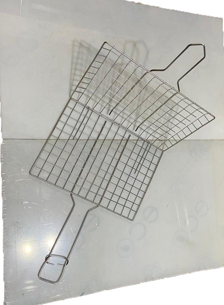 شبكة شواء لحوم و فراخ - عالية الجوده - 38 * 28  سم - شواء رحلات  - Image 2
