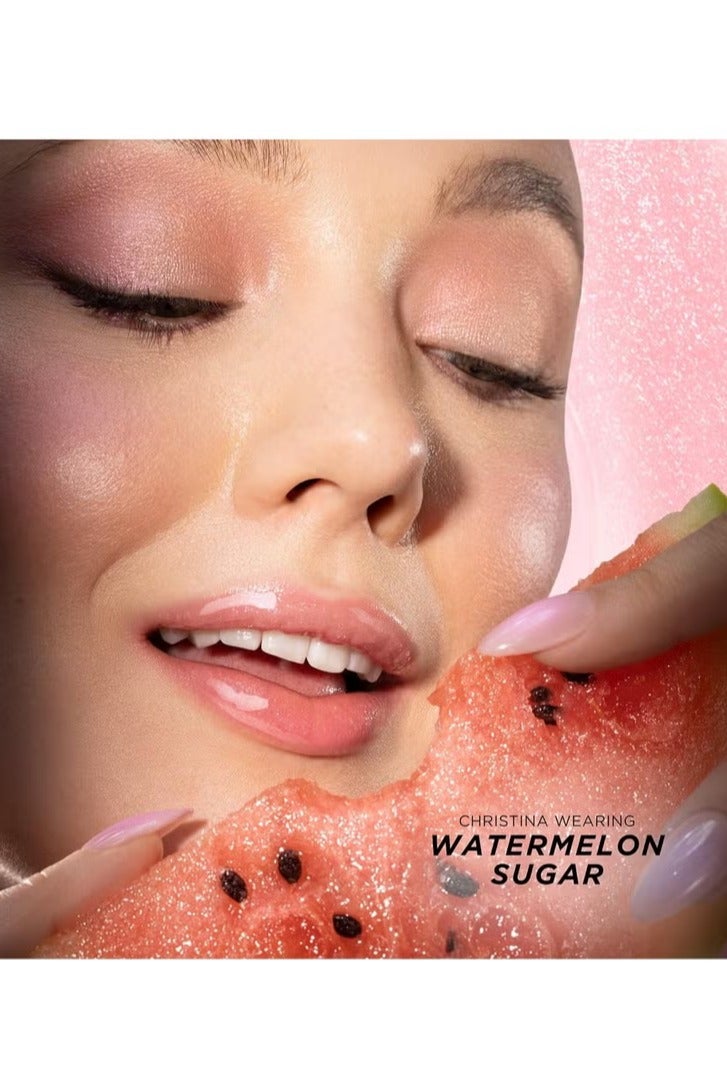 Gisou Honey Infused Hydrating Lip Oil, Nourishing Lip Moisturizer for Dry Lips, High Shine, Smooth Finish, Clear Pink Shimmer Shade, Fresh Watermelon Scent, Watermelon Sugar, 8ml - Image 5