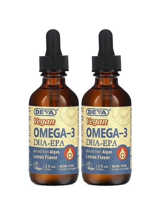 DEVA Vegan Liquid DHA-EPA (Lemon Flvr) 2 fl. Oz Liquid (Pack of 2) - Image 1