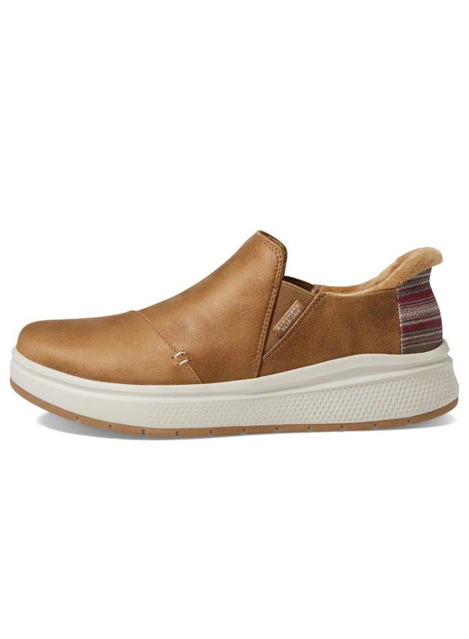 SKECHERS Women's Hands Free Slip-Ins Skip Cute Wave-Stay Snug Sneaker, Chestnut, 8 - Image 2