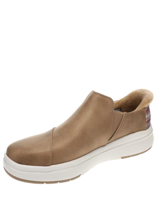 SKECHERS Women's Hands Free Slip-Ins Skip Cute Wave-Stay Snug Sneaker, Chestnut, 8 - Image 5