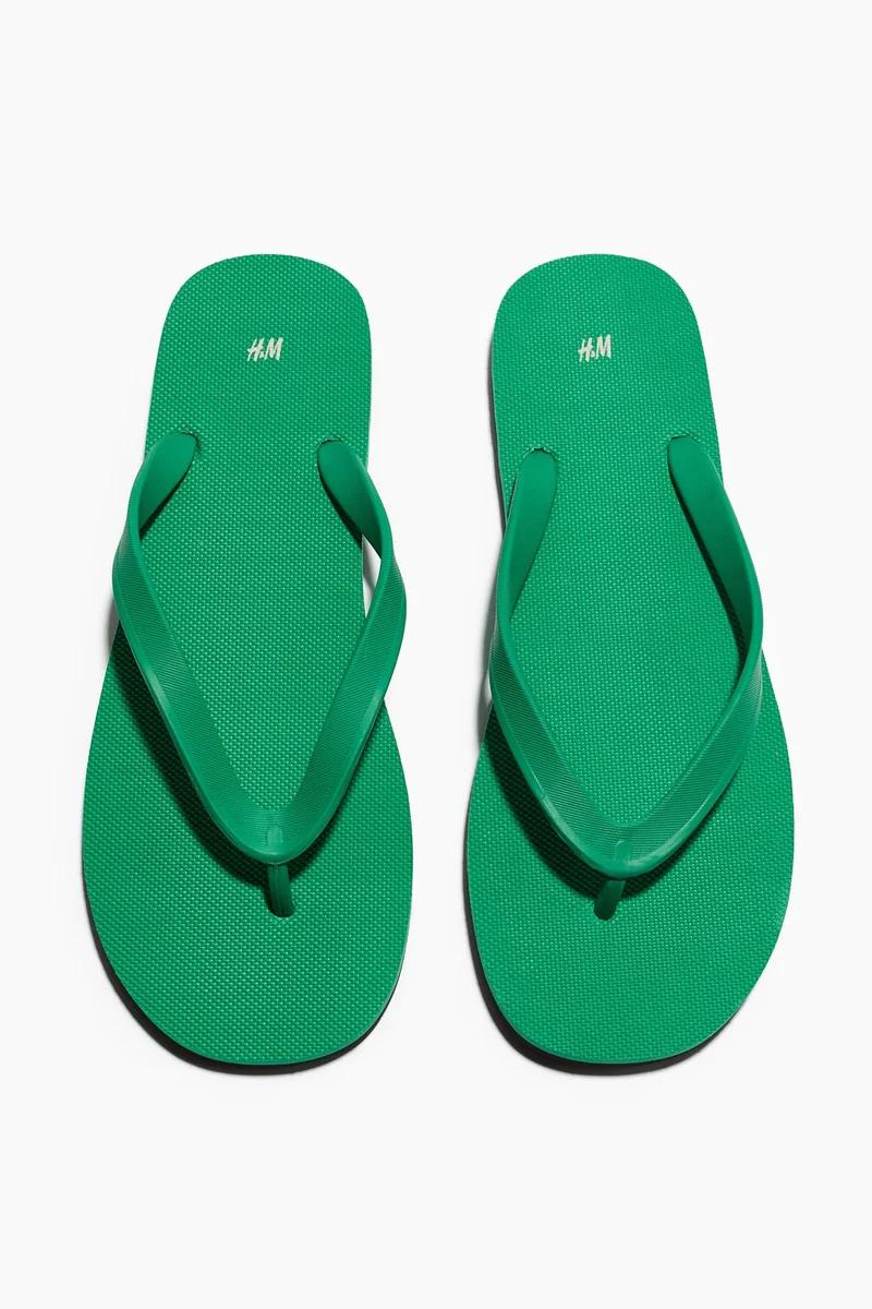 Rubber flip flops