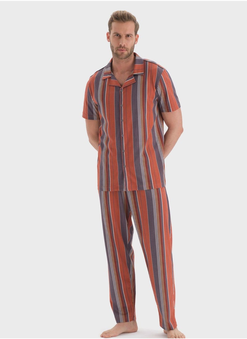 dagi - Nightwear Shirt & Trouser Set - Image 1