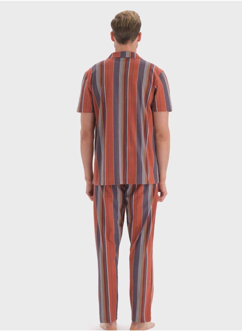 dagi - Nightwear Shirt & Trouser Set - Image 1