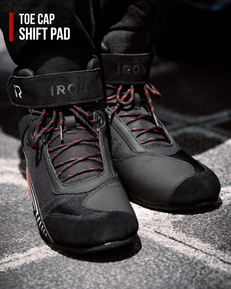 RIDEIRON Motorcycle Riding Shoes for Men Road Street Motocross Protective Boots Powersport Casual Motorcycle Anti-Slip Shoes - Image 3