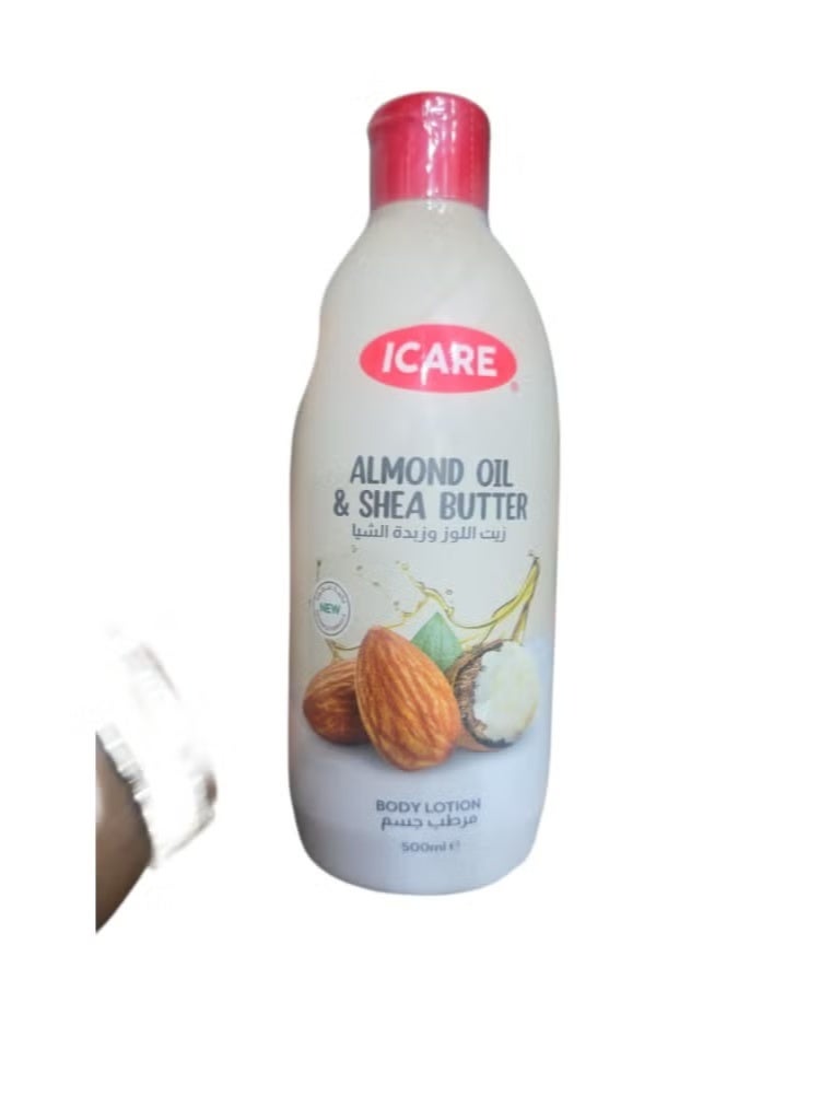 New iCare Body Lotion Almond Oil & Shea Butter 500ml