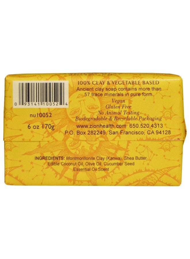 Adama Minerals Zion Health Sunrise Ancient Clay Organic Bar Soap 6 Oz - Image 2