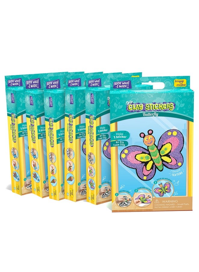 إيماجيميك ملصقات إيماجيميك الطينية | مجموعة فنون وحرف يدوية (عبوة من ٣ تصاميم) | سهلة الاستخدام | سهلة الحمل | هدايا عيد ميلاد للأطفال من عمر ٣، ٤، ٥، ٦، ٧، ٨ سنوات - Image 1