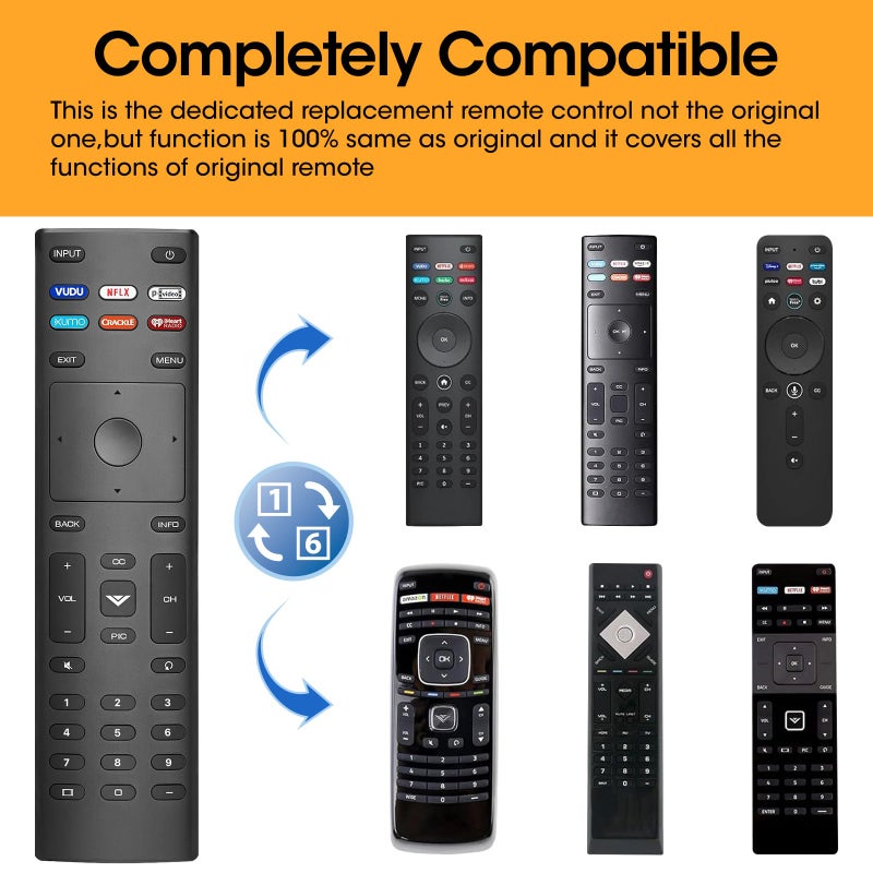 YesBes 3 Pack Remote Replacement for All VIZIO Smart TV Remote, Compatible for VIZIO Remote Control Replacement - Image 3