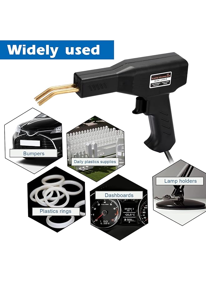erorex Handy Plastics Welders Garage Tools Hot Staplers Machine Staple Pvc Repairing Machine Car Bumper Repairing Stapler Welding Tool - Image 2