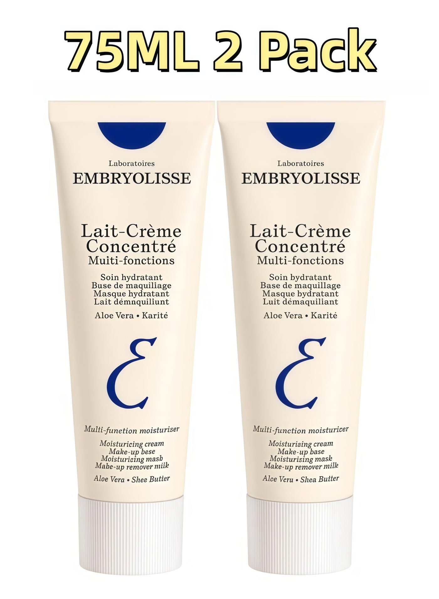Embryolisse Lait Creme Concentre Pack Daily Facial Moisturizer Hydrating And Nourishing Face Cream For All Skin Types 75 ml