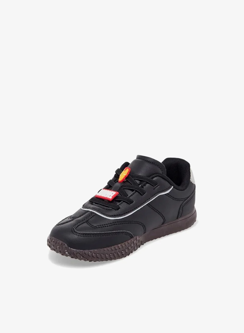 Marvel BLACK Boys Avengers Print Slip-On Ankle School Sneakers for Men | Best Price UAE