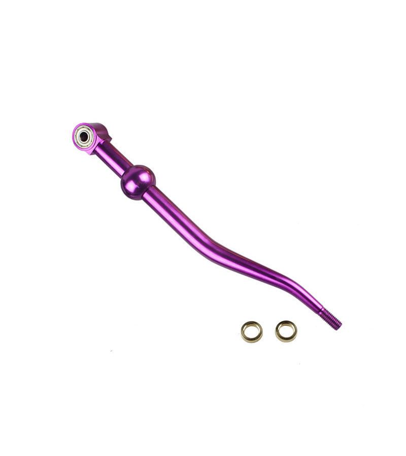 Black Aluminum Alloy Racing Extension Rod Double Bend Gear Lever for Honda - Image 5