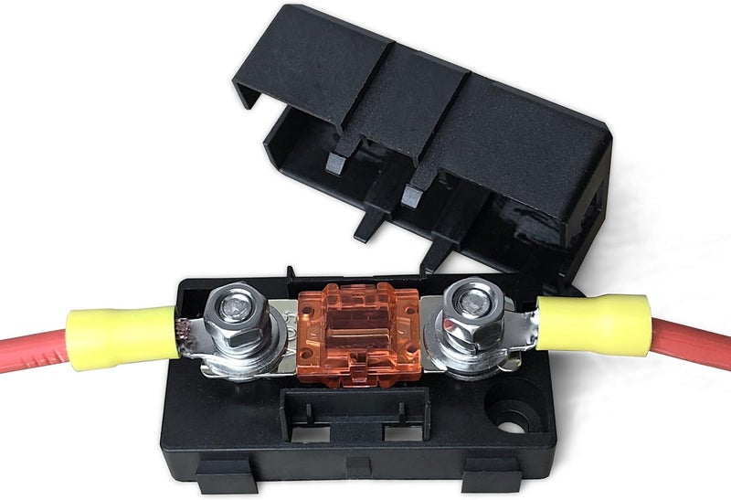 حامل القواطع من نوع Mini-ANL/MIDI مع غطاء ودبابيس تثبيت (قاطع سعة 50 أمبير) - Image 3