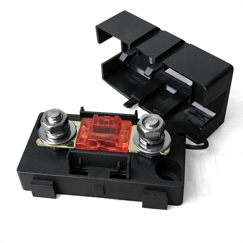 حامل القواطع من نوع Mini-ANL/MIDI مع غطاء ودبابيس تثبيت (قاطع سعة 50 أمبير) - Image 1