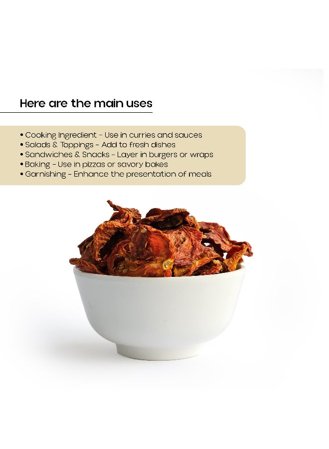 OGOC Tomato Slice Dried Tomato Slices Sun Dried Tomato Pieces Aromatic Pantry Essential for Cooking Seasoning Soups Pasta Pizza Salads - Image 3