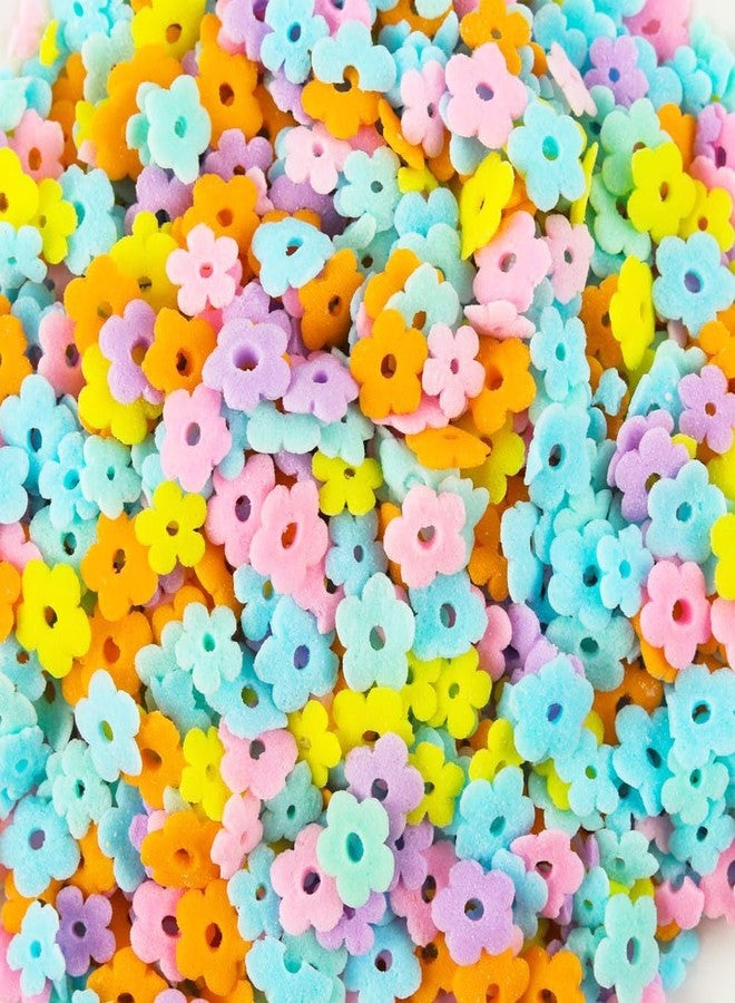 Kasvan Spring Flowers Sugar Sprinkles - Edible Candy Pearls 85g/ 3oz, Mix Size, Baking Cake Decorations, Ice Cream Toppings and Cookie Decorating, Wedding Party Chirstmas Supplies - Image 1