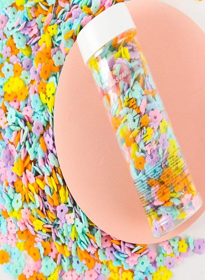 Kasvan Spring Flowers Sugar Sprinkles - Edible Candy Pearls 85g/ 3oz, Mix Size, Baking Cake Decorations, Ice Cream Toppings and Cookie Decorating, Wedding Party Chirstmas Supplies - Image 4