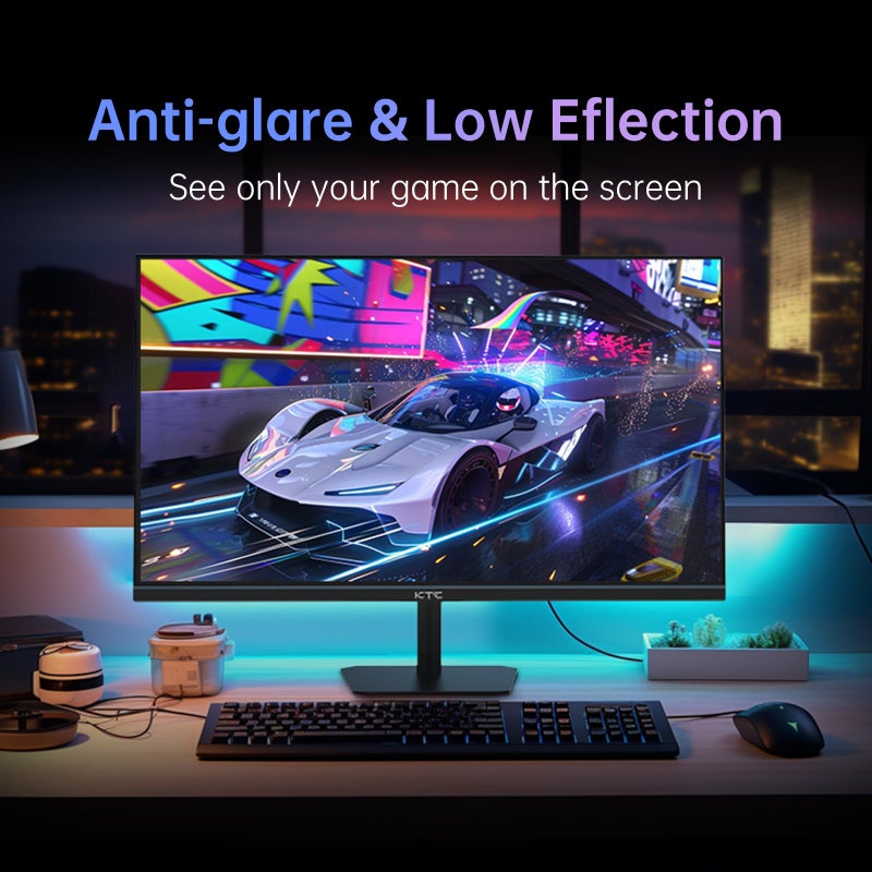 KTC 24.5 Inch Gaming Monitor, 180Hz (Up to 200Hz) Monitor FHD, Fast IPS 1080P 1ms, 128% sRGB HDR10, Freesync HDMI x 2 /DP x 1, VESA Tilt Adjustable Xbox PS5 Switch (HDMI Cable Included) - Image 4