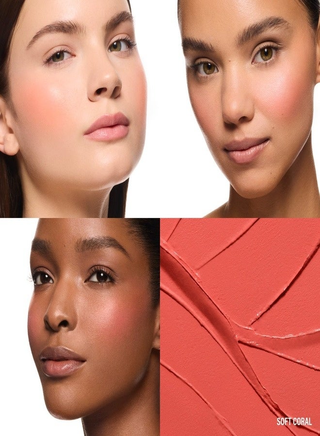 MAKEUP BY MARIO Soft Pop Blush Stick 10.5g – Shade Soft Coral (Peachy Pop) – Creamy, Buildable, Natural Finish - Image 2