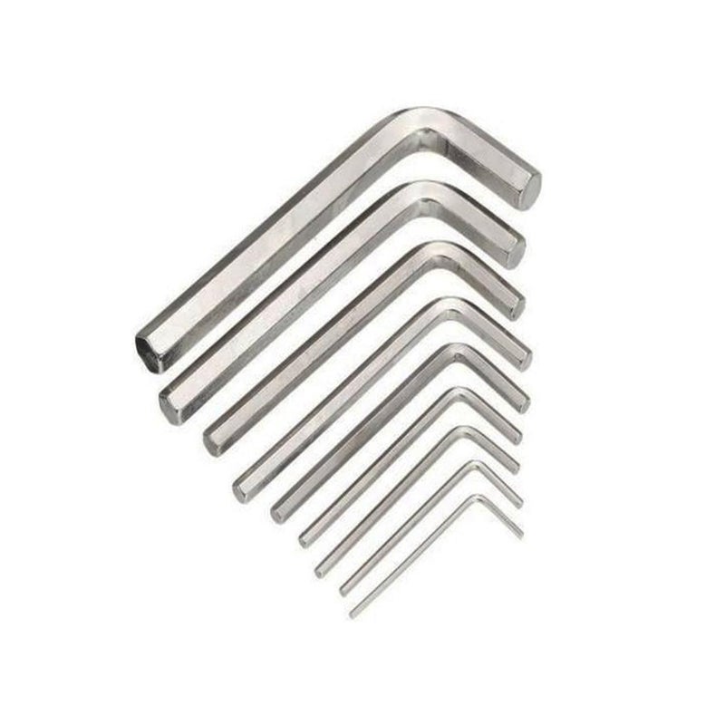 Vtronix Hex Allen Key Set For General Purpose Use With PVC Holder 9Piece Steel Hexkey Set Ideal for Repair Maintenance for Home DIY Use 15 to 10mm  - Image 3